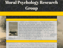 Tablet Screenshot of moralpsychology.net